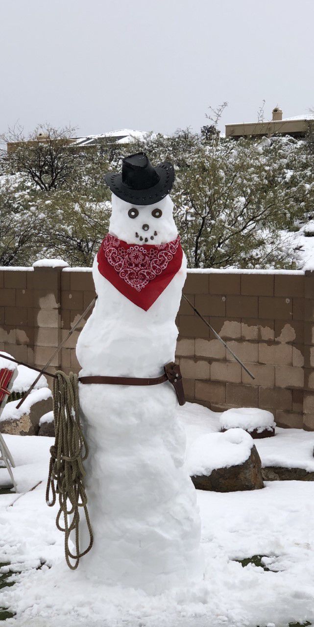 Snow around Tucson